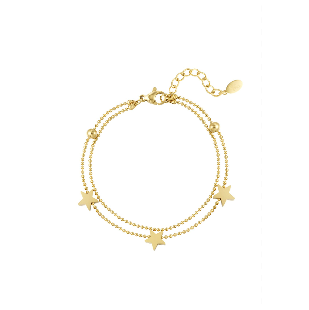 Dubbele star armband