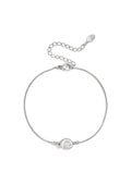 Minimalistische armband met spiraalschelp