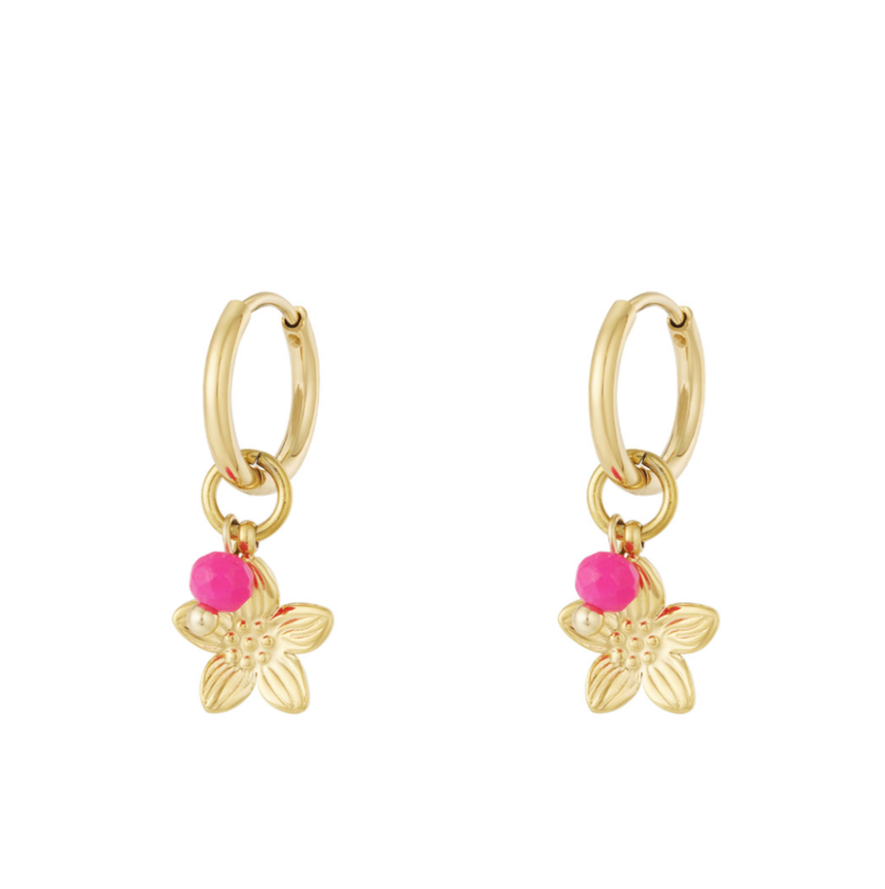 Pearl blossom oorbellen