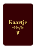 Kaartje vol liefde