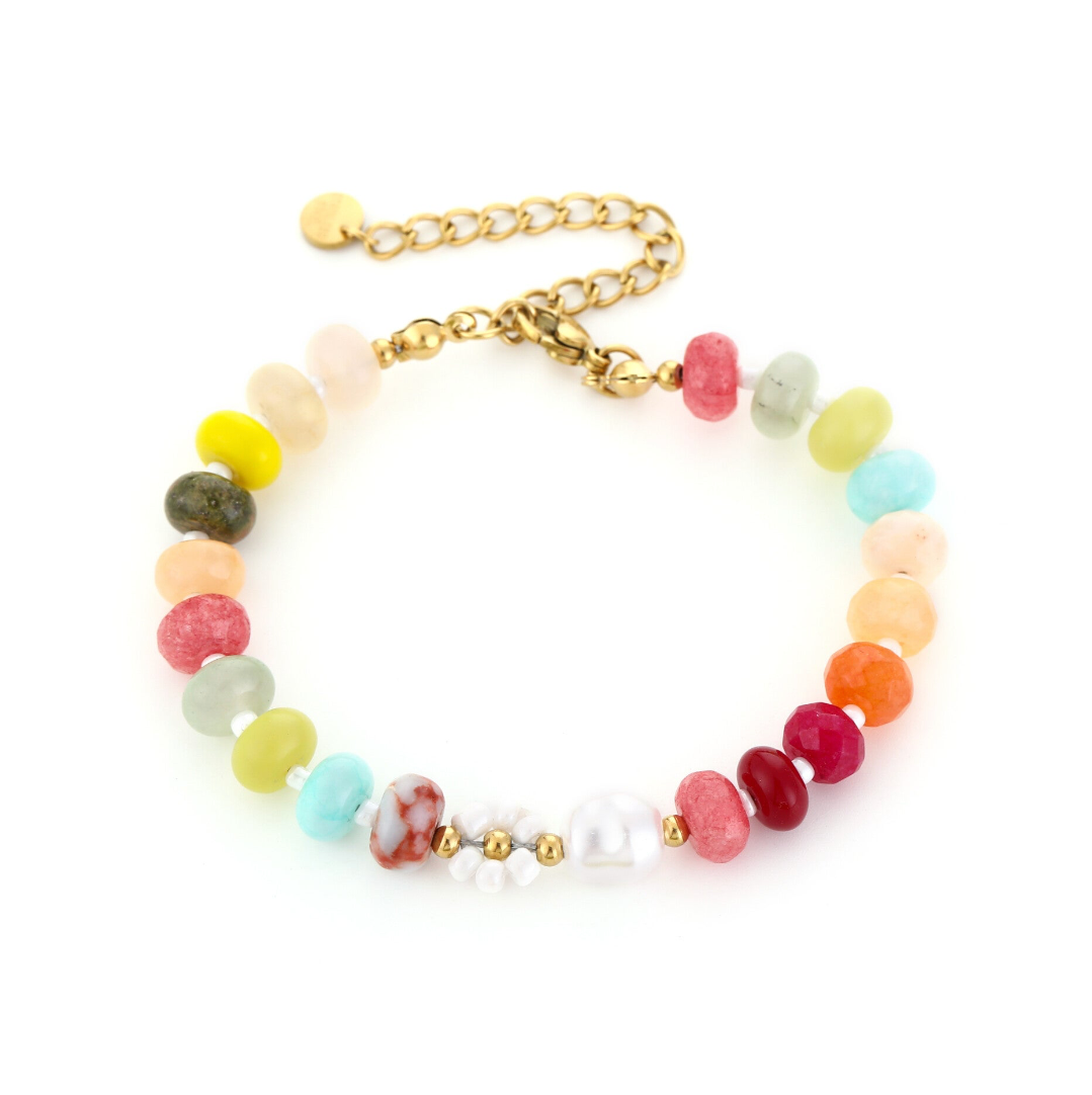 Kralen armband Regenboog