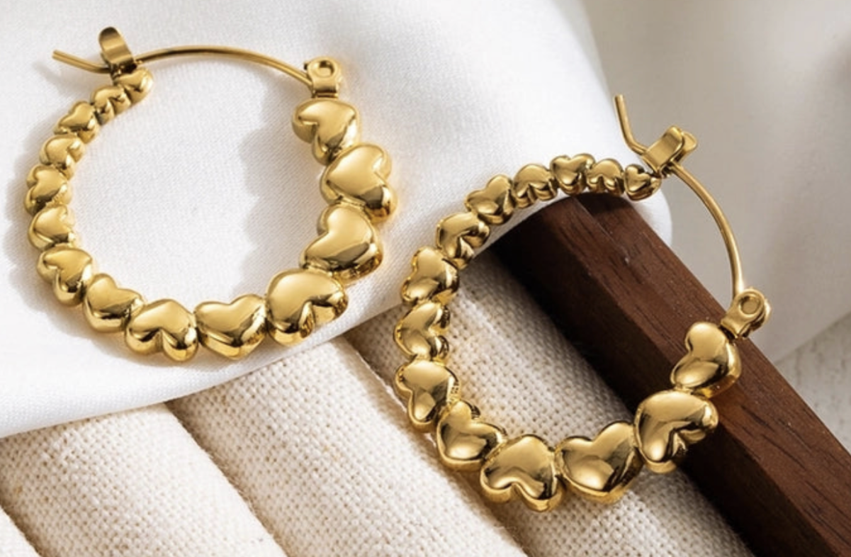 Lovely Hoops Goud