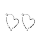 Vallend hart oorbellen