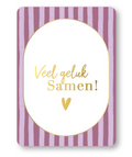veel geluk samen