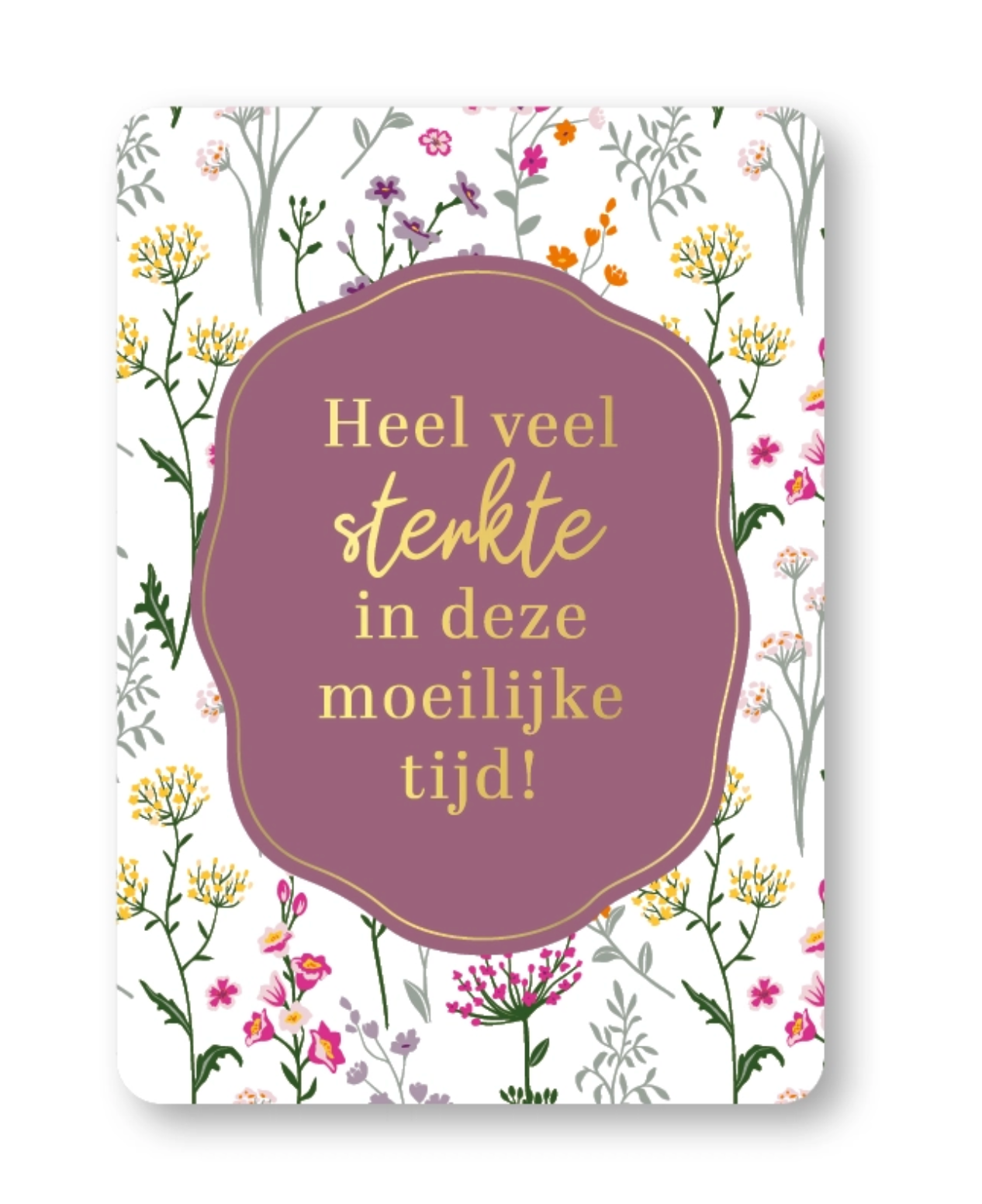 Heel veel sterkte in deze moeilijke tijd
