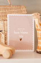 Welkom lieve kleine baby