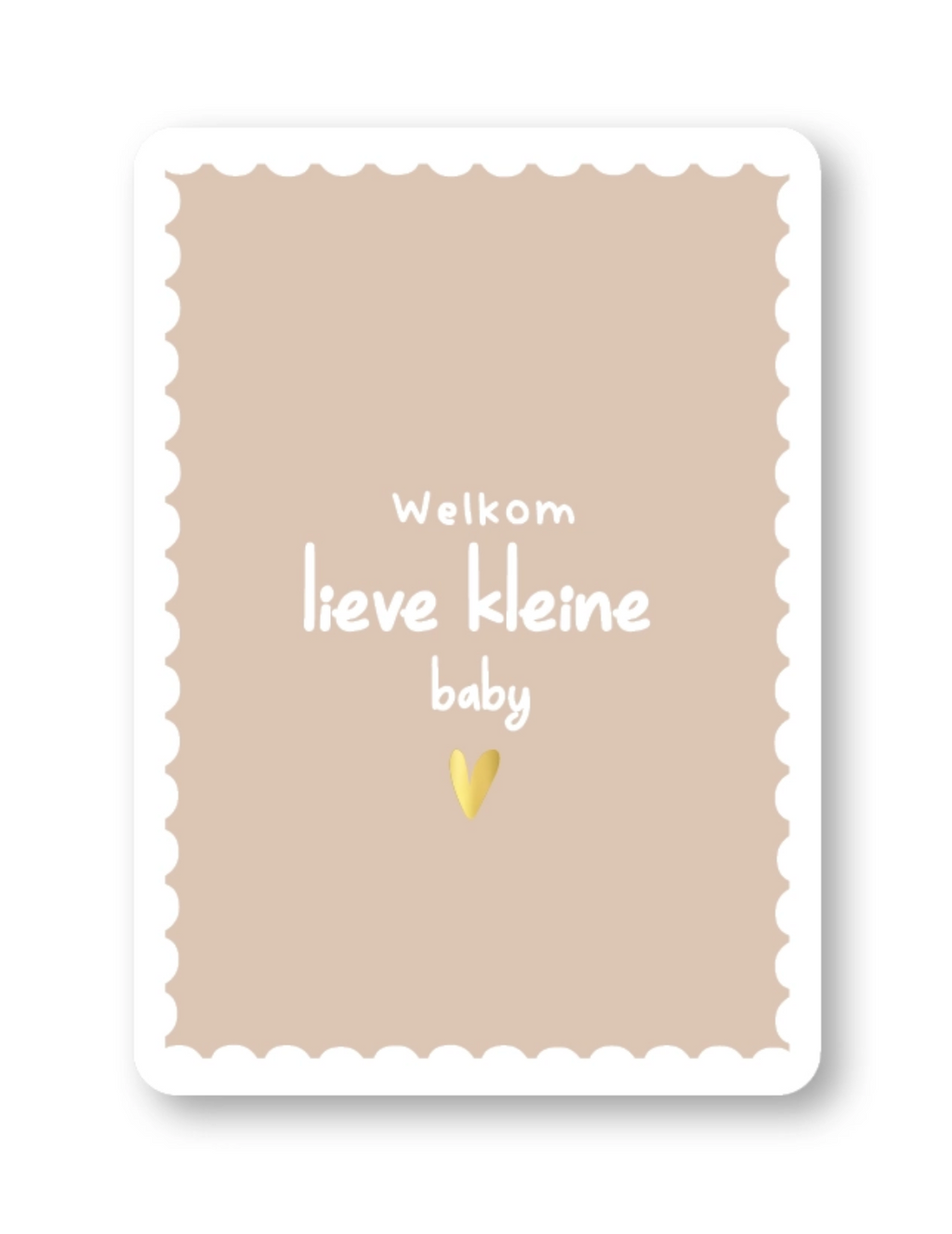 Welkom lieve kleine baby