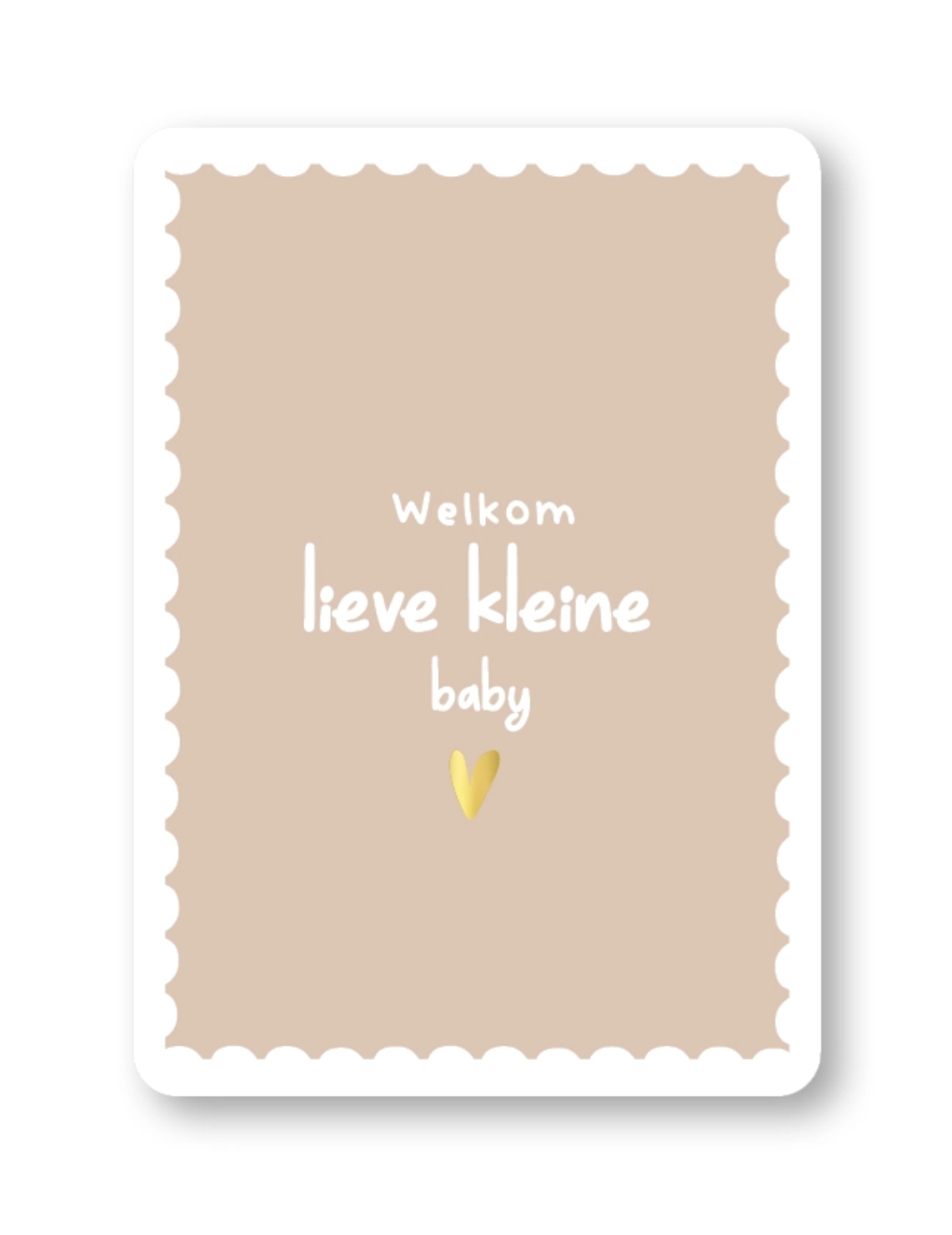 Welkom lieve kleine baby